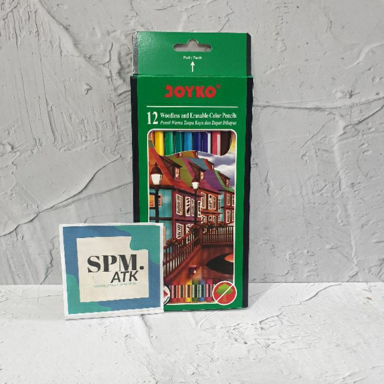 

Pensil Warna Joyko 12w CP19 Erasable
