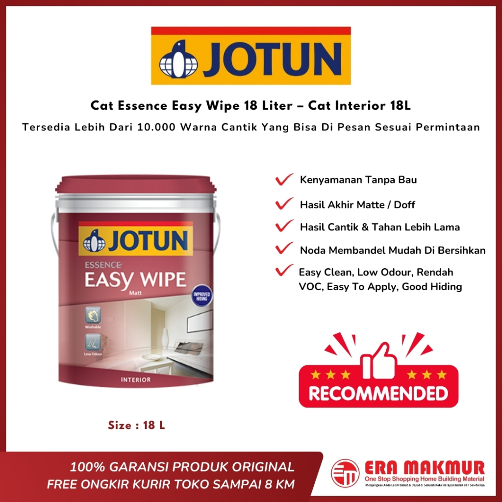 JOTUN – Cat Essence Easy Wipe 18 Liter – Cat Interior 18L