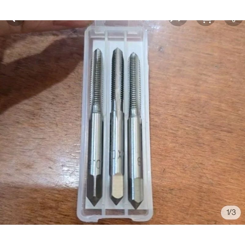 hand tap tekiro m5 x 0.8 isi 3pc / tap tekiro m5x0.8 / tap baut