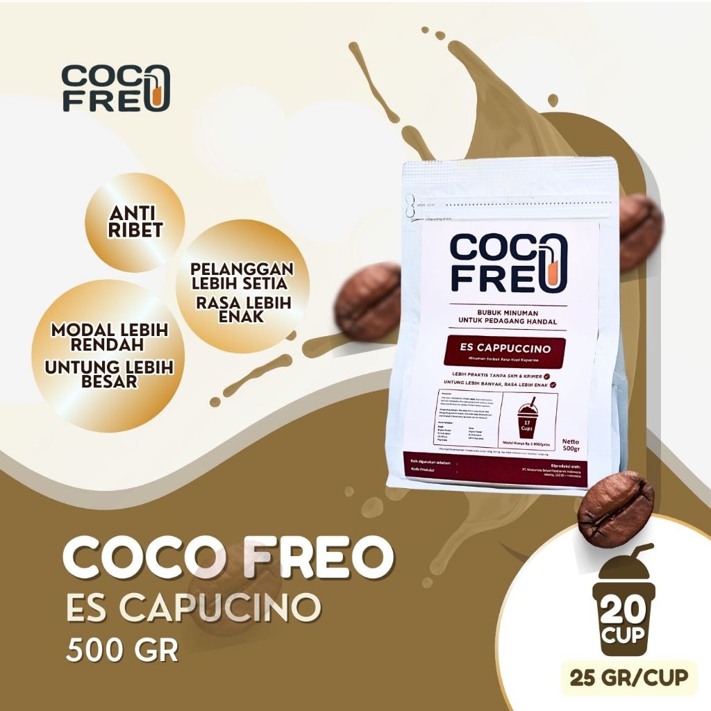 

Bubuk Minuman Es Cappucino Powder - Cocofreo