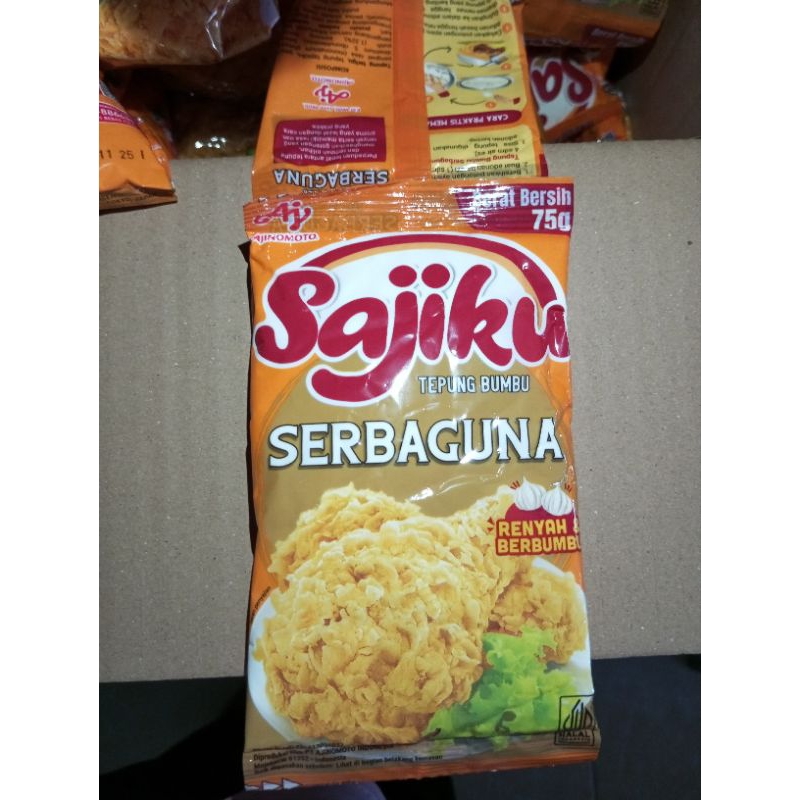 

Sajiku tepung bumbu serbaguna 75gr