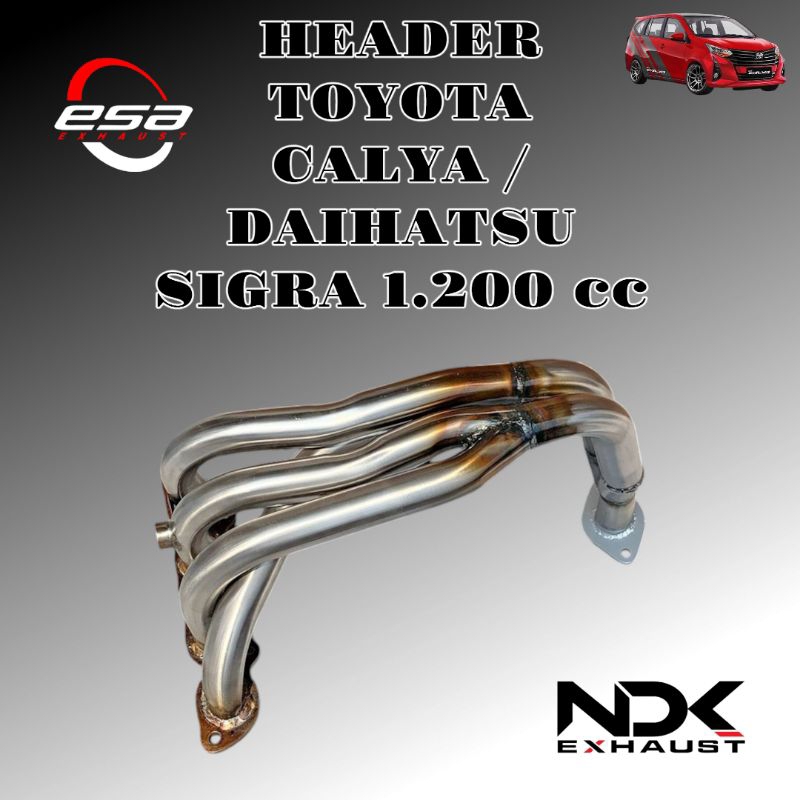 HEADER MOBIL AGYA , CALYA , AYLA , SIGRA 1200 CC NDK EXHAUST KNALPOT MOBIL RACING HEADER RACING MOBI