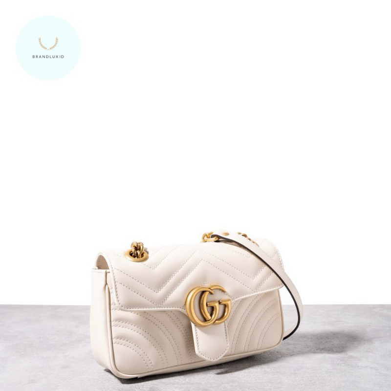 Gucci GG marmont mini shoulder bag ghw