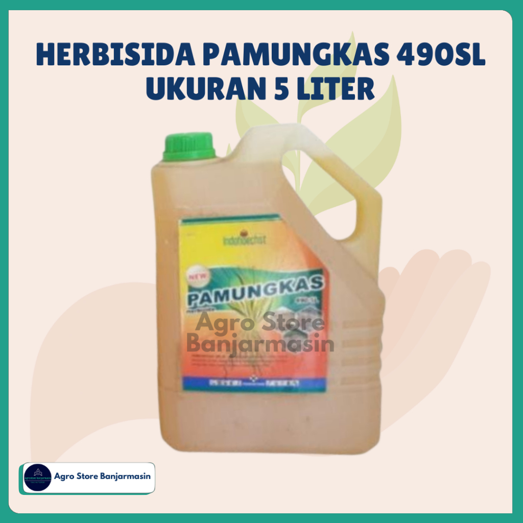 Herbisida Pamungkas 490SL kemasan 5 Liter