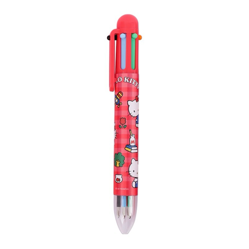 

Miniso Sanrio Hello kitty Ballpoint 6 color Stationery / pulpen hello kitty 6 warna pena