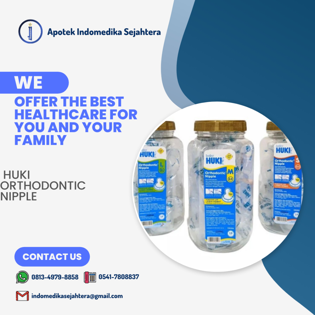 HUKI ORTHODONTIC NIPPLE/ PENTIL DOT  GEPENG HUKI