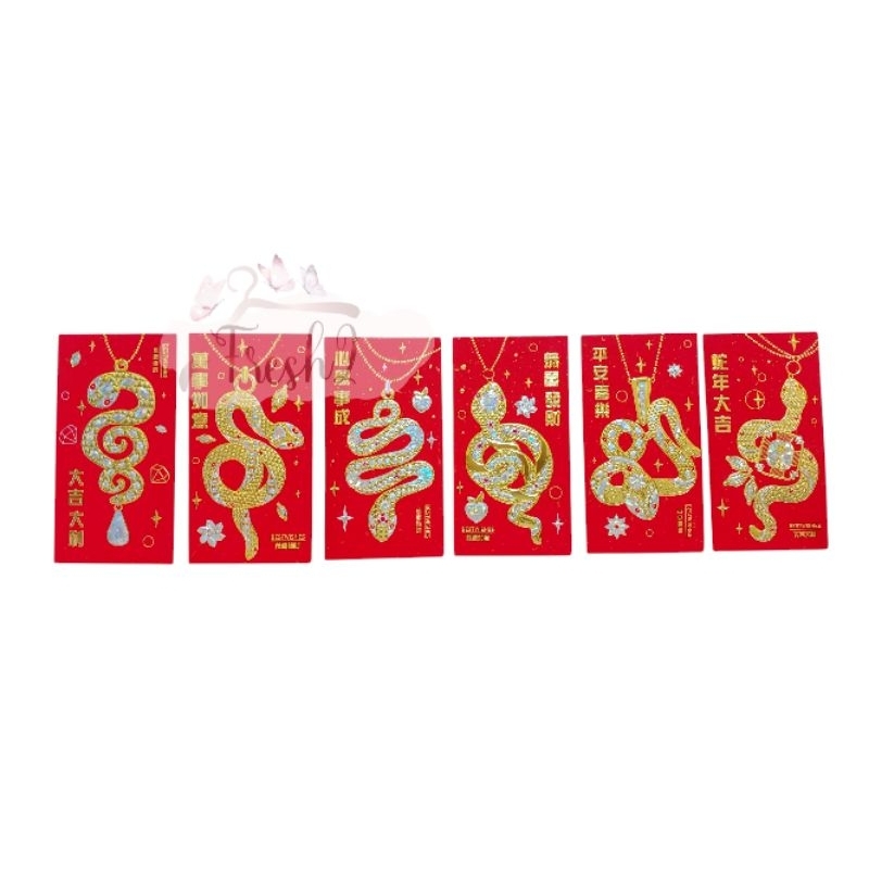 

Angpao imlek sio ular premium teebaru / angpao ular