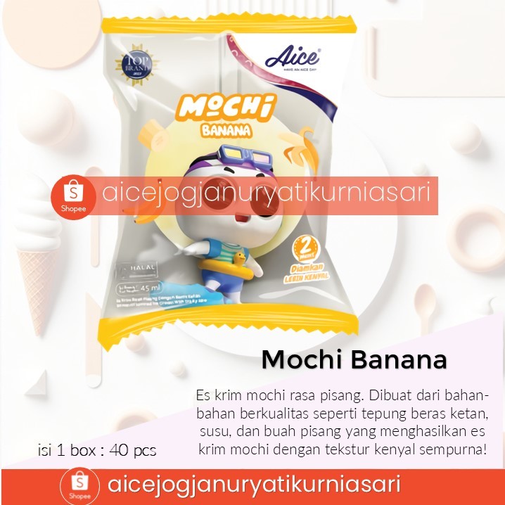 

Es Krim Aice Mochi Series Satuan/ Ada Harga Grosir