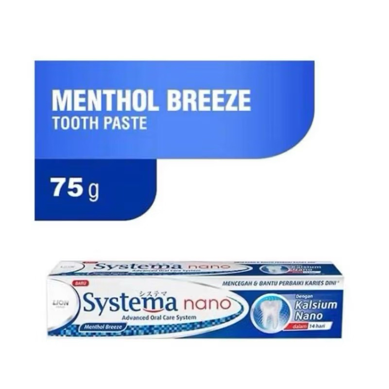 SYSTEMA NANO Pasta Gigi Menthol Breeze Spring Fresh 75gr Lion Wings
