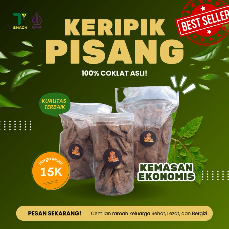 

Keripik Pisang Cokelat | Pisang Cokelat Asli | Piksang