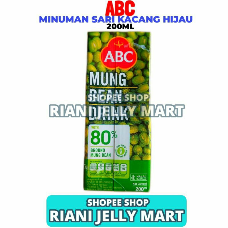 

ABC Minuman Sari Kacang Hijau 200ml