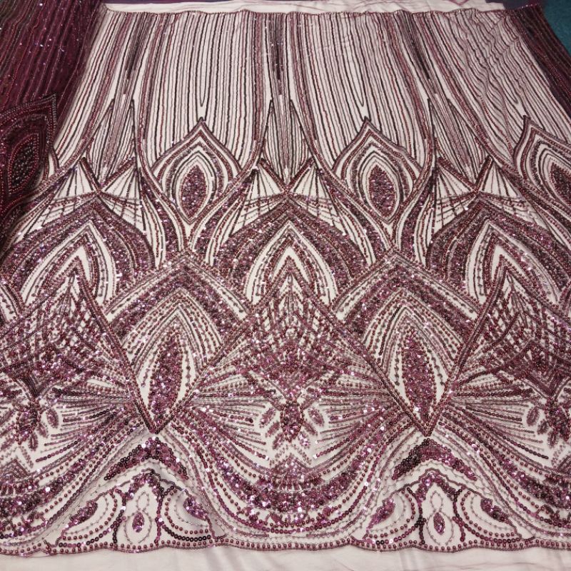 tile elisab full payet mewah kain mewah full payet terbaru