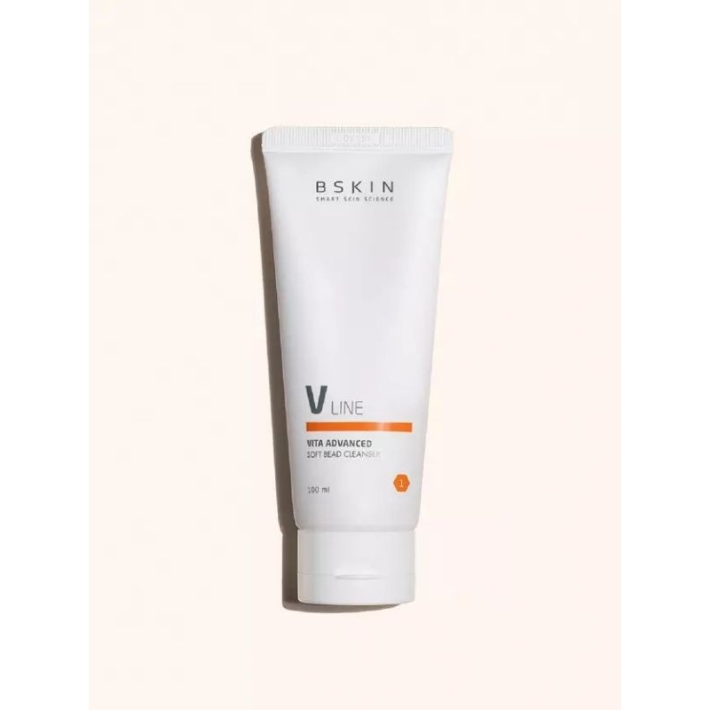 Foam CLEANSER V Line V1 BSKIN Vita Advanced - Soft Bead Cleanser (100ml) Sabun Muka Pembersih Wajah