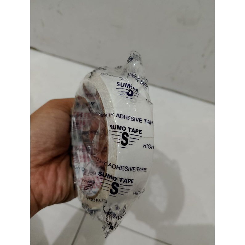 

Solasi solatip Isolasi double tape Sumo Tape 24mm 1inch