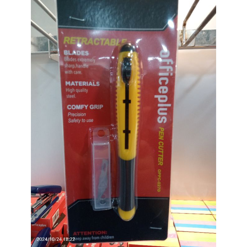 

Officeplus p pen cutter retractable compy