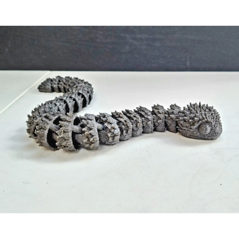 Cuero Ular Mainan Flexible Articulated Dragon Snake