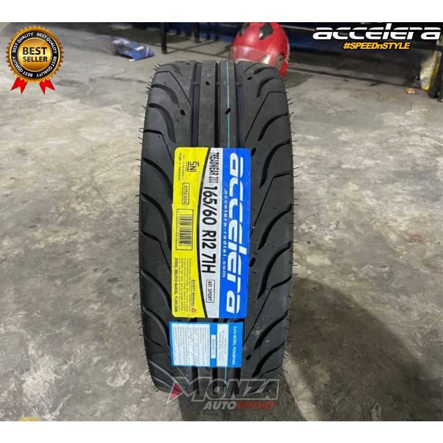 Ban mobil semi slick ring 12 ukuran 165/60 R12 Accelera 651 Sport