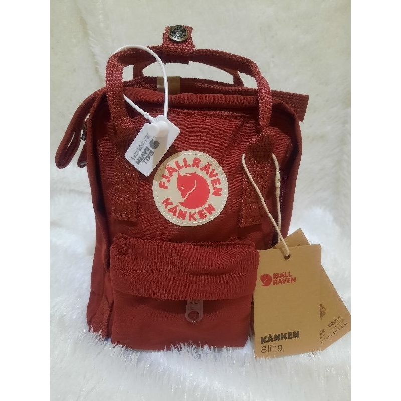 SLING BAG KANKEN MINI WARNA MAROON original