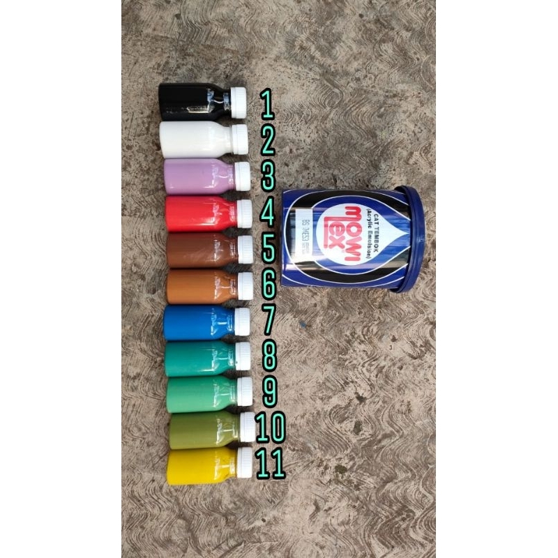 

cat mowilex kecil ukuran 80 ml