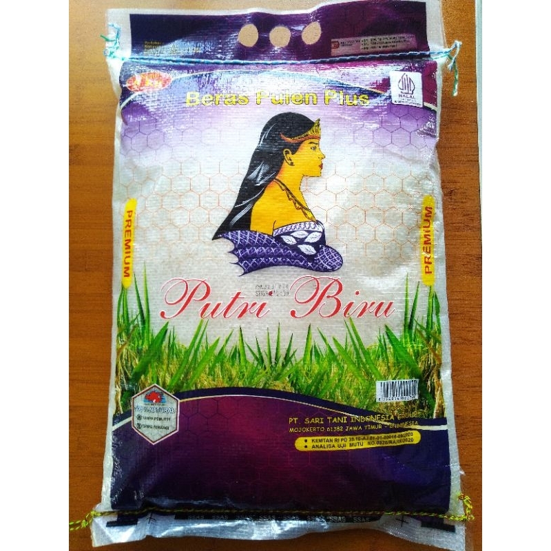 

Beras Pulen 5kg merek PUTRI BIRU