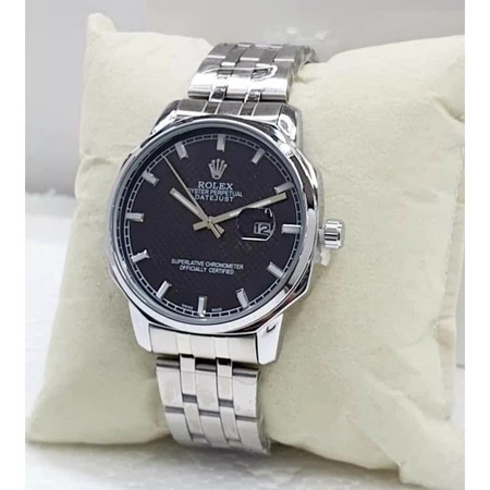 Original Jam Tangan Rolex Pria Rantai Include Box Rolex & Baterai Cadangan