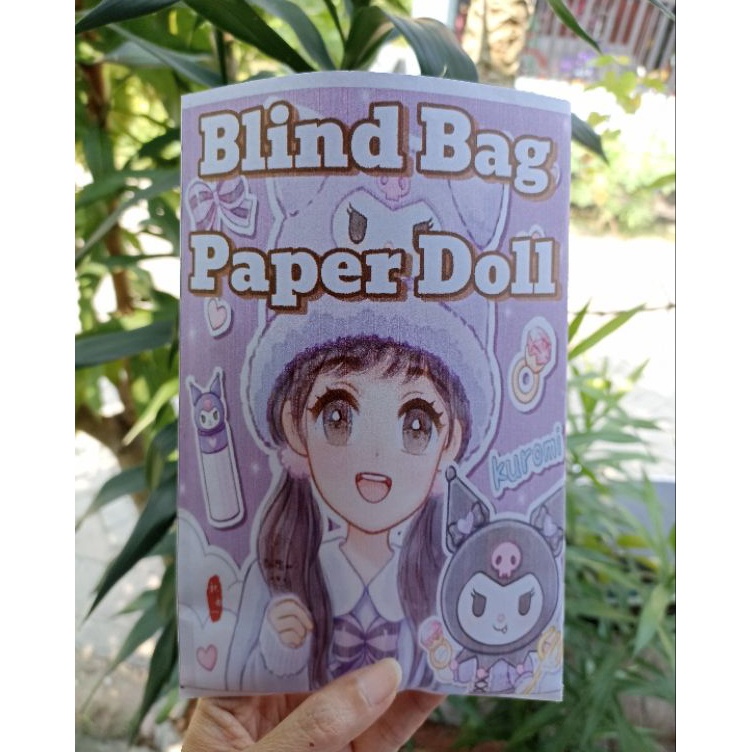 Hadir Hari Ini blind bag paper doll kuromi