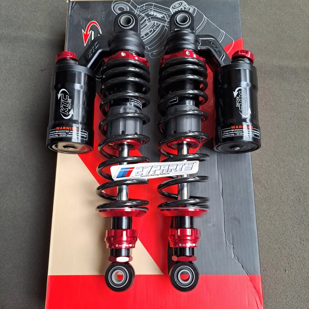SHOCK KTC EXTREME RX KING HITAM MERAH 320MM SHOCKBREAKER KTC RX KING KTC EXTREME HITAM MERAH