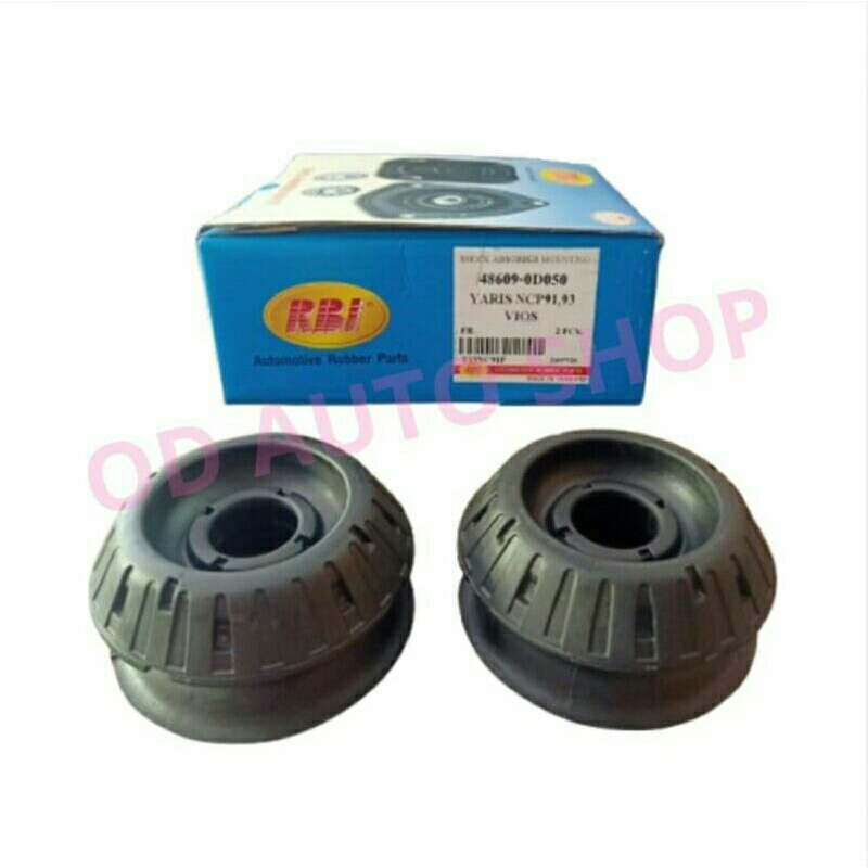 48609-0D050 KARET SUPPORT SHOCKBREAKER DEPAN YARIS VIOS RBI