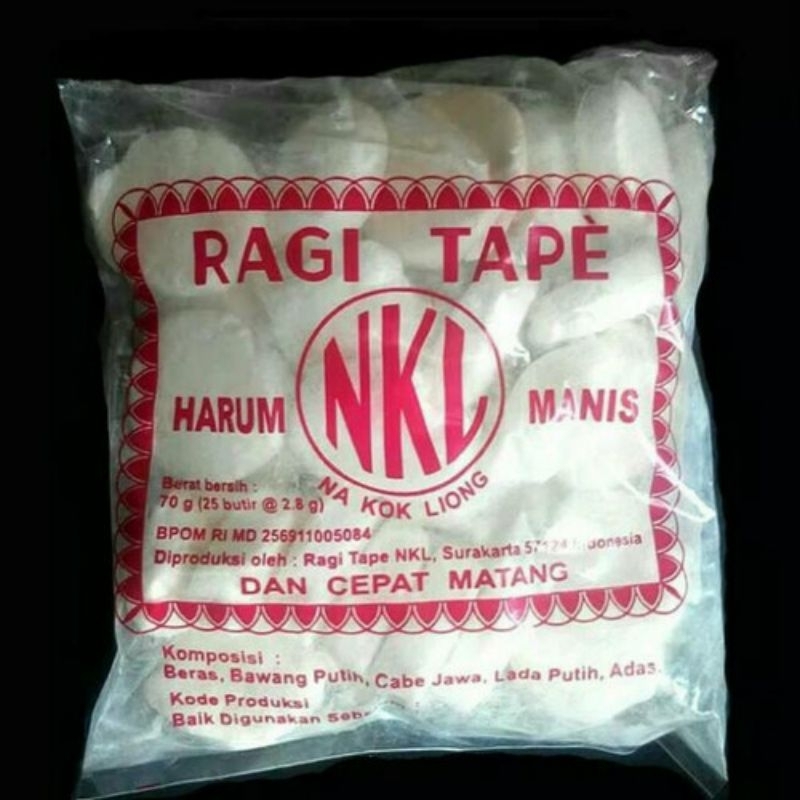 

RAGI TAPE NKL 5 BUTIR | KETAN | SINGKONG | MANIS | HARUM | SEDAP | ECER