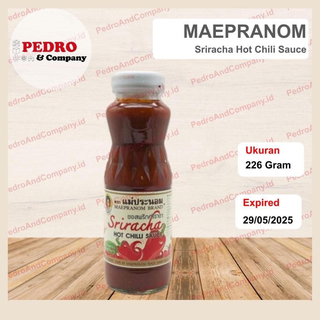 

Maepranom Sriracha Hot Chilli Sauce 226 gram saus sambel thailand cabe cabai