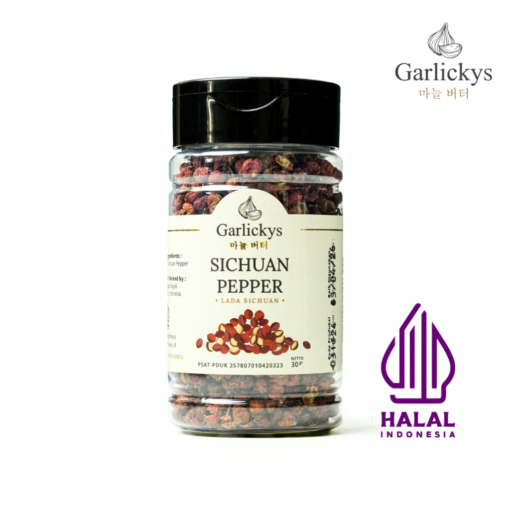 

GARLICKYS Bumbu Dapur Mala Sichuan Pepper Biji Szechuan Peppercorn Sechuan Premium Quality