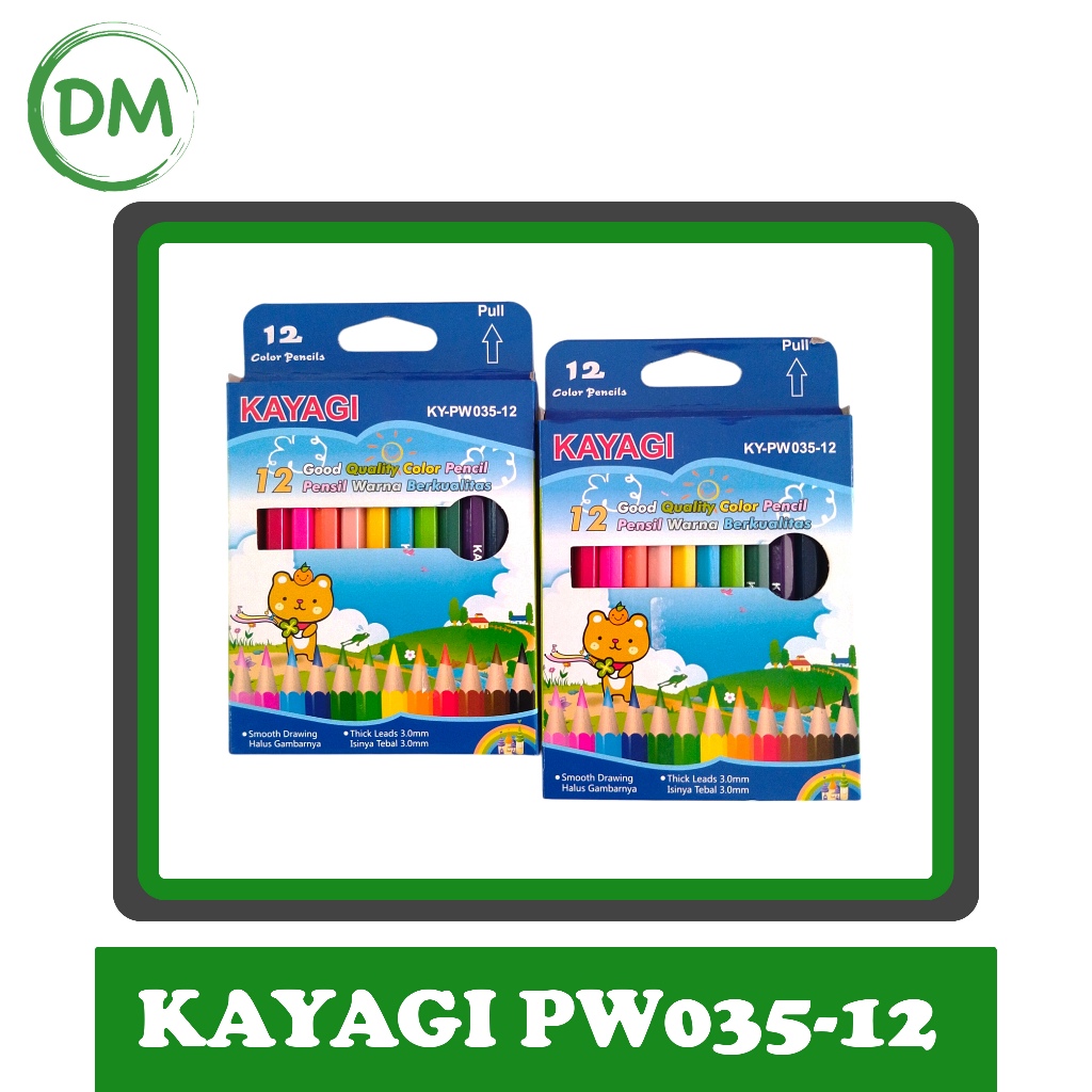 

PW-035 KAYAGI PENSIL WARNA 12