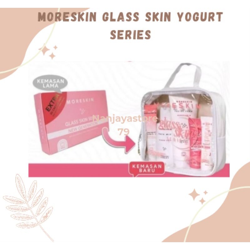 Paket Moreskin Glass Skin Paket Perawatan Wajah Glowing Bebas Jerawat Original Nasa Glaskin Glowing 