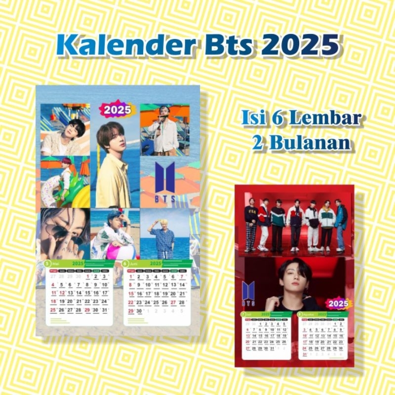 

Kalender 2025 bts /kalender dinding Bts 2025