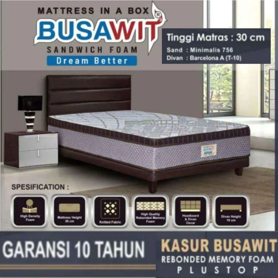 Kasur Busa 90- 180x200 Super Busawit Foam Tebal 30cm Bandung