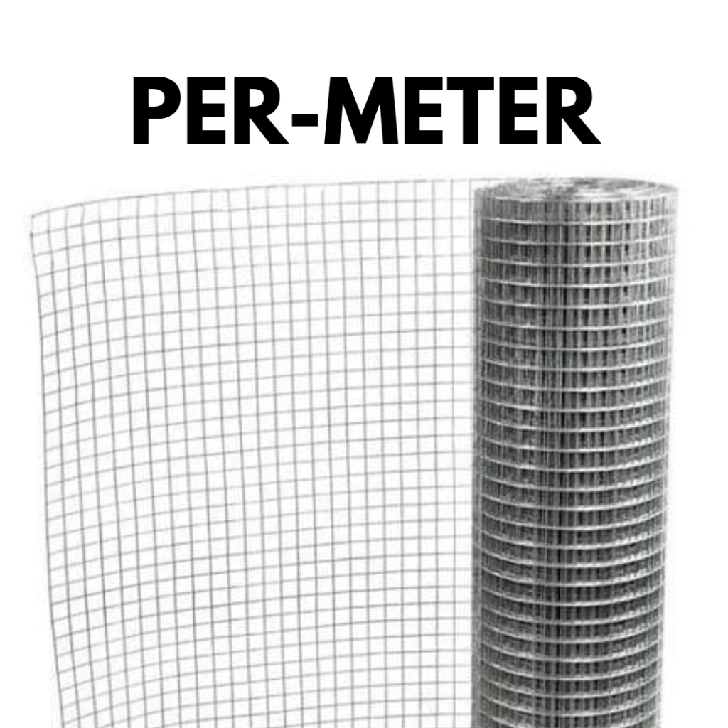Permeter Kawat Loket Galvanis 100 cm x 1/2 inch Kawat Ram Pagar Kandang Ayam 1 Meter x 12 mm