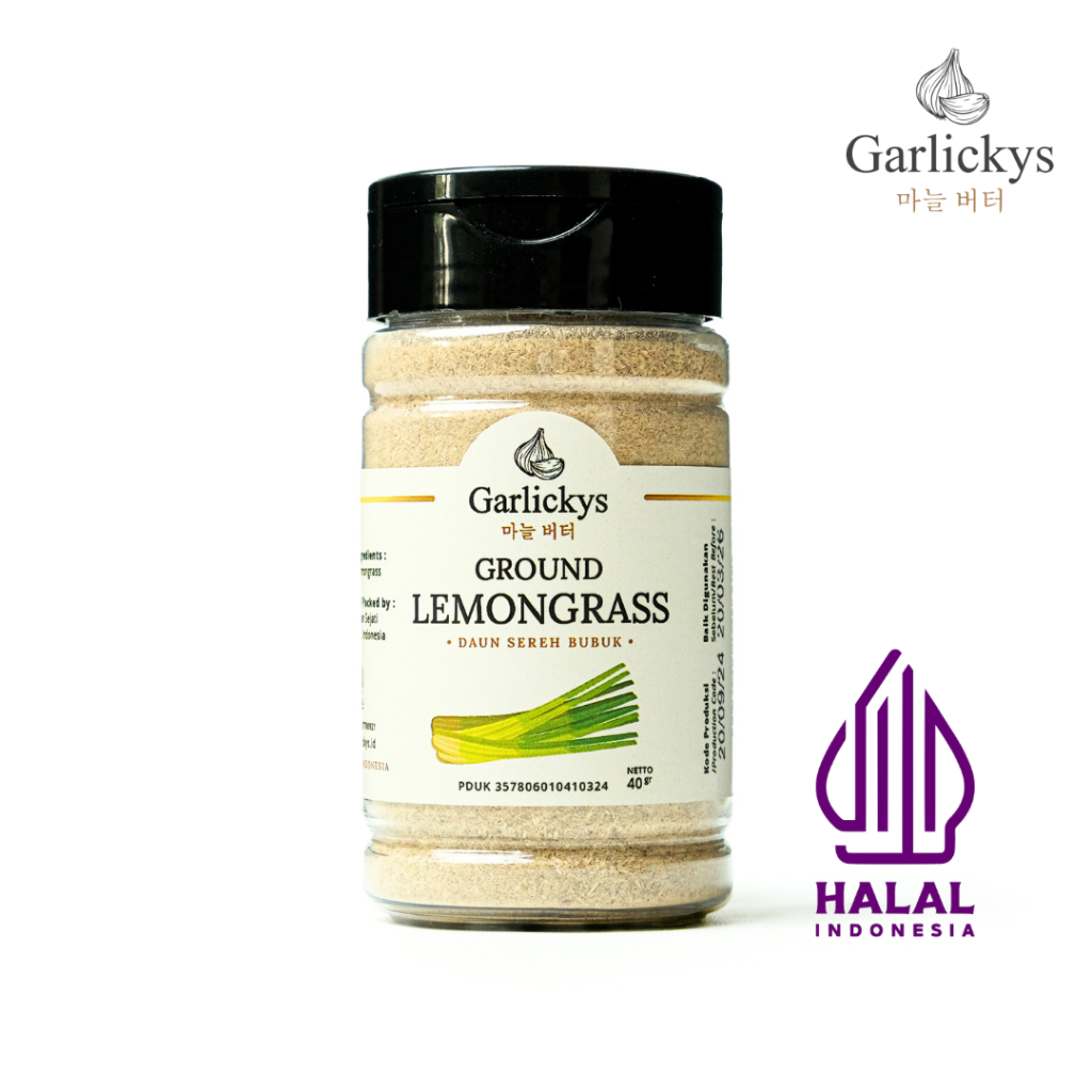 

GARLICKYS Daun Sereh Serai Bubuk Wangi Segar Merah Lemongrass Powder Halal