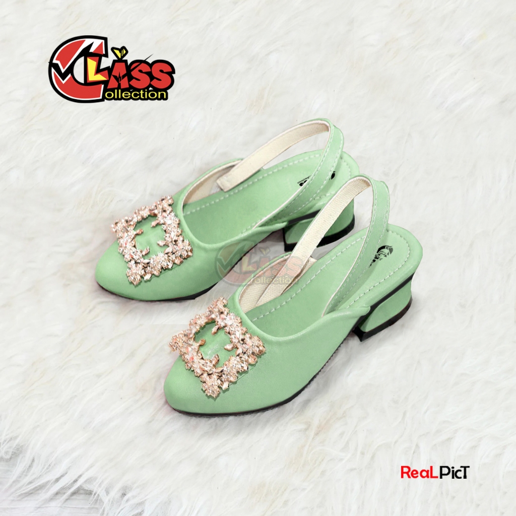 Heels Anak Perempuan Sandal Jinjit Umur 3-14Tahun Mewah Kado Heals Haktinggi Anak2 Prempuan Pesta Ul