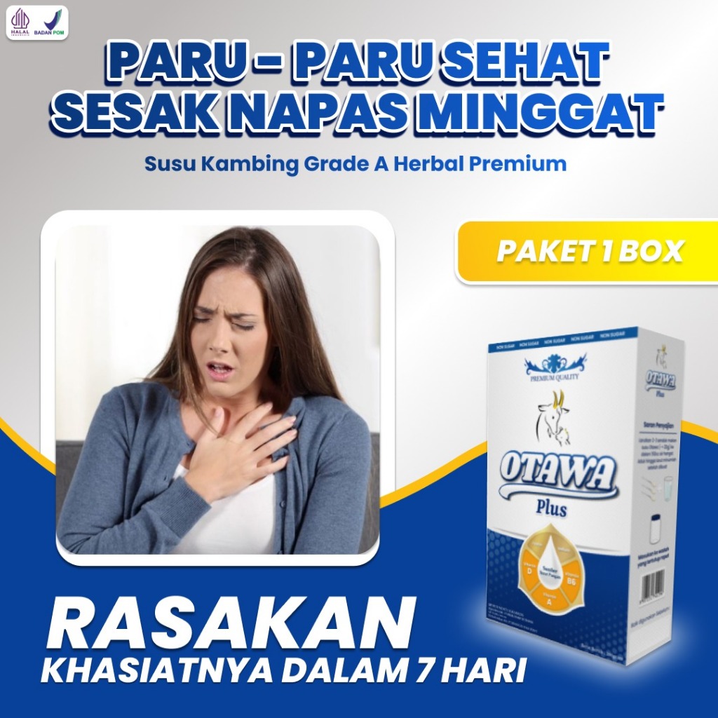 

Raih Kesehatan Paru-Paru dengan 1 Box Susu Etawa OTAWA Plus yang Bergizi