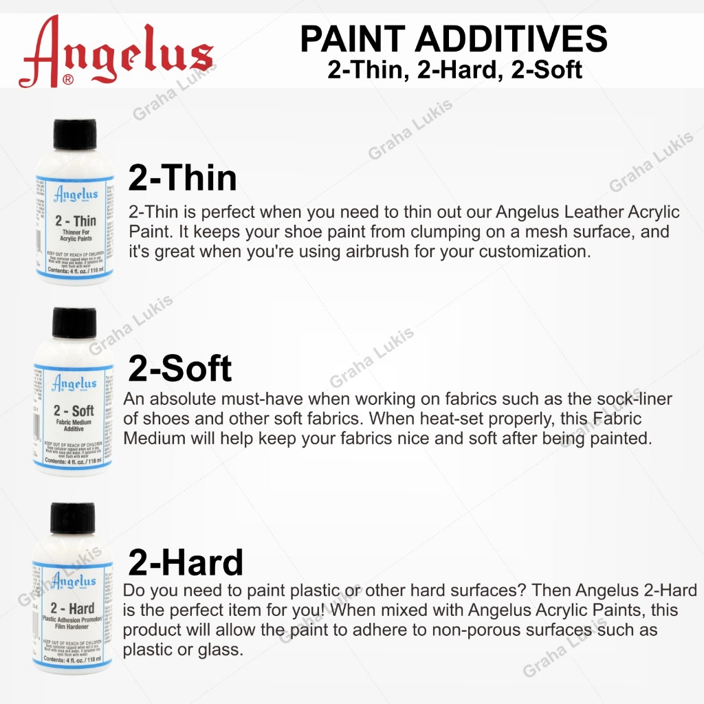 

H7Y Angelus 2-Soft Fabric Medium Additive 4 fl.oz / 1oz