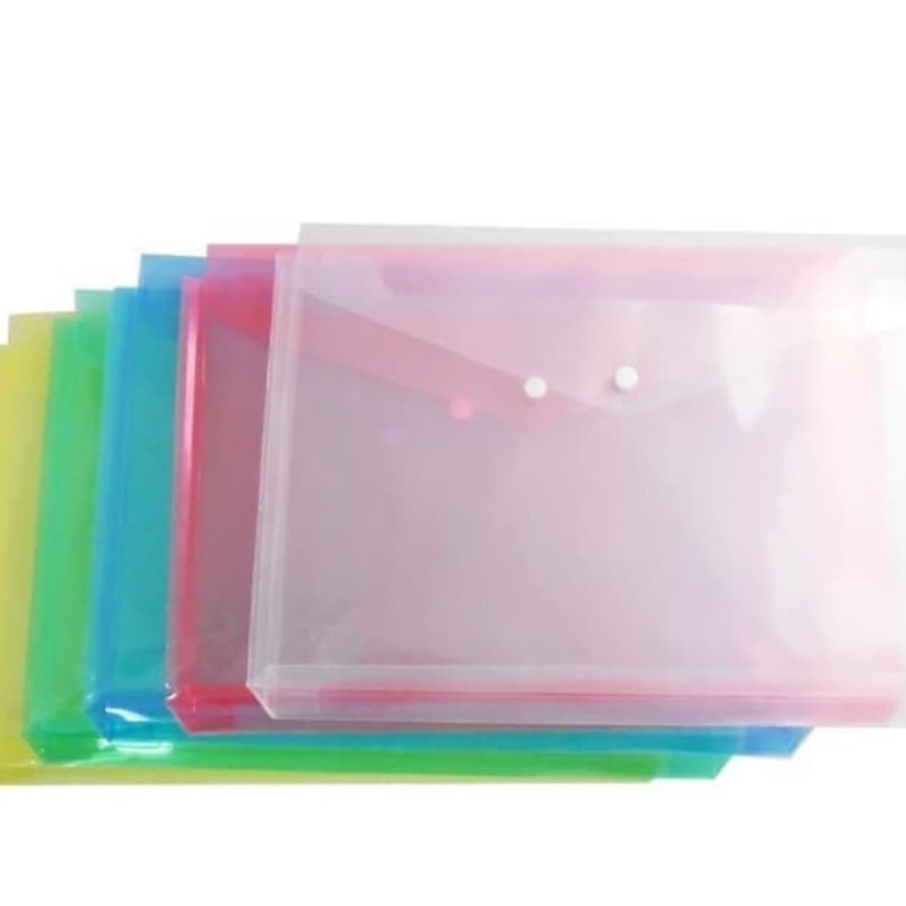 

Map Kancing Plastik F4/FOLIO isi 12 pcs