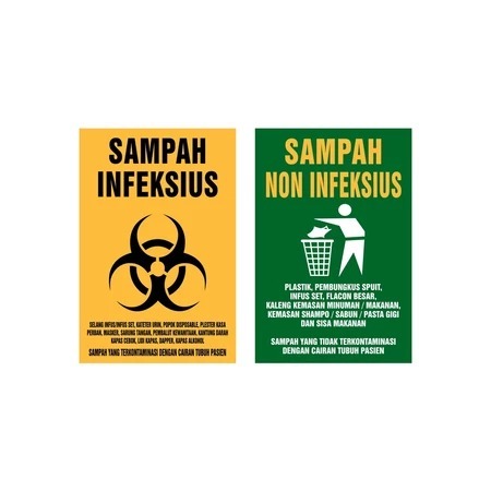 

Stiker Label Tong Sampah Medis Infeksius - Non Infeksius 10x15cm