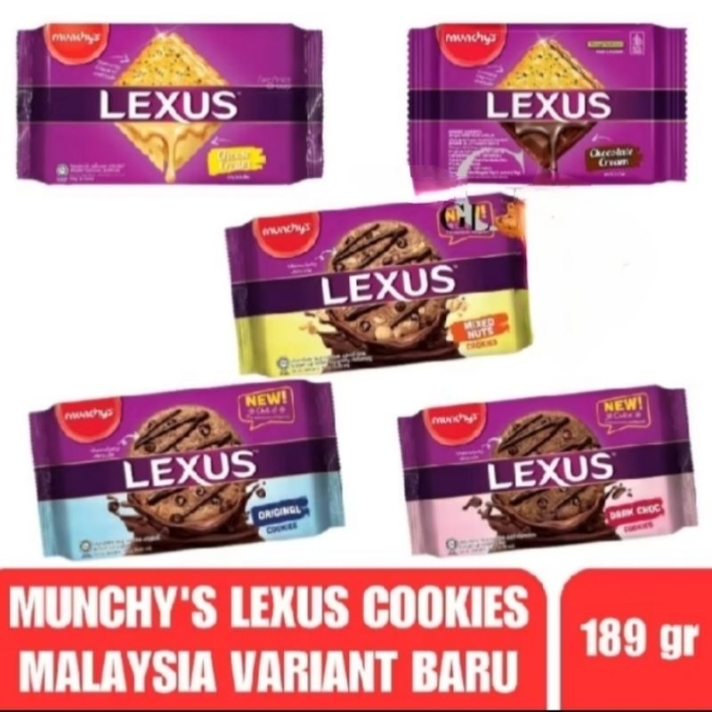 

Lexus Biskuit Munchys chocolate / cheese cream 190gr