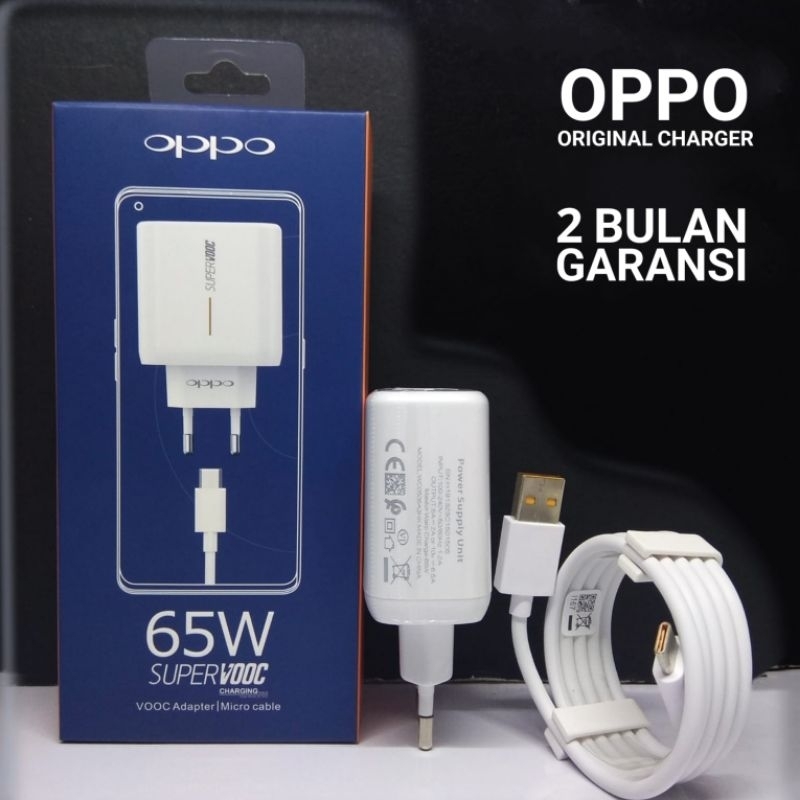 CHARGER OPPO 65 WATT SUPER VOOC ORIGINAL