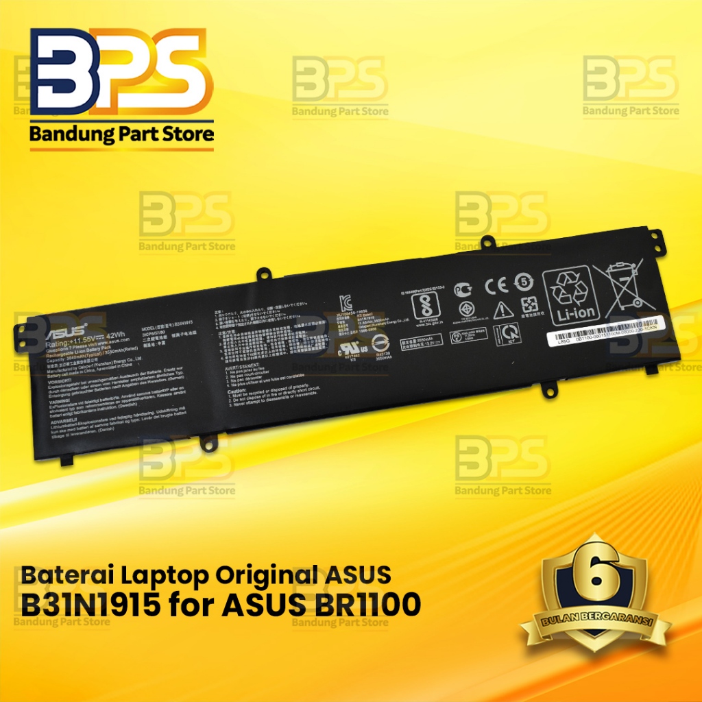 Baterai Laptop AS BR1100 B1400 B1500 C31N1915 B31N1915 Original