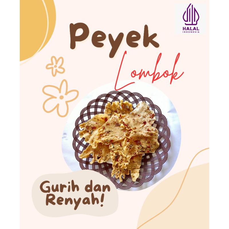 

Peyek Lombok Kemasan Praktis 50gr