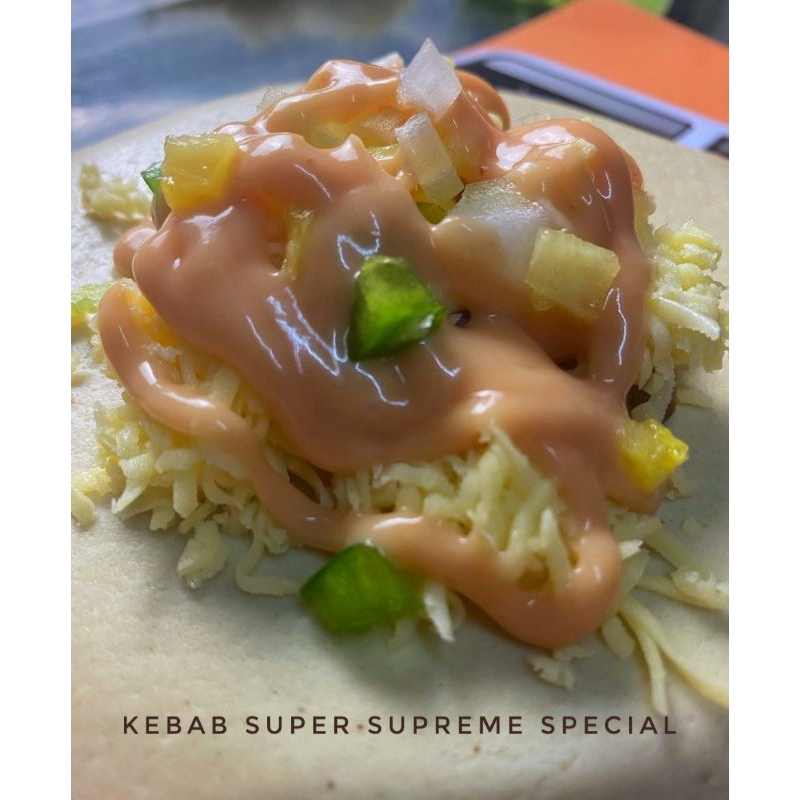 

Kebab premium Ceu Kokom Rasa Super supreme special (SSS)