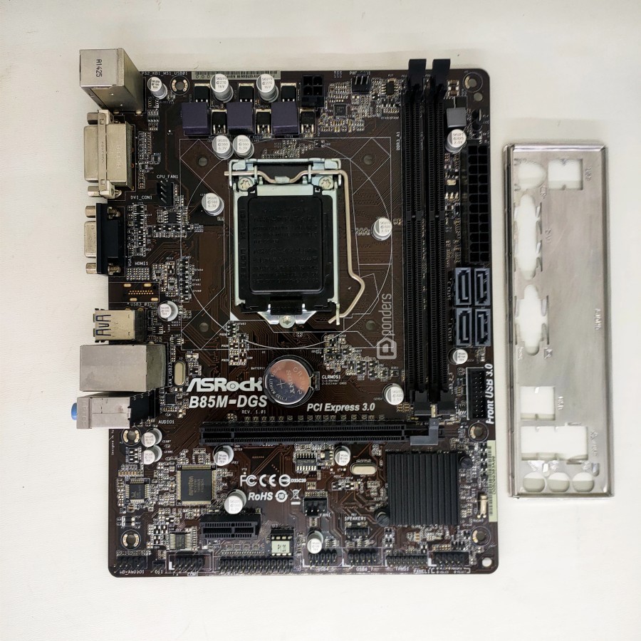 Mainboard Asrock B85 LGA 1150 Haswell - DDR3 - B85M - second