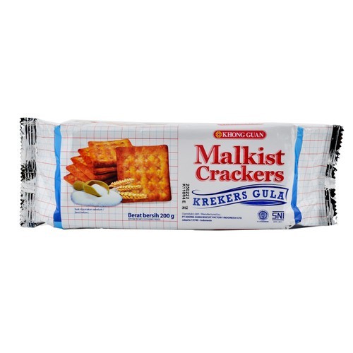 

Khong Guan Malkist Crackers Gula 200 Gram