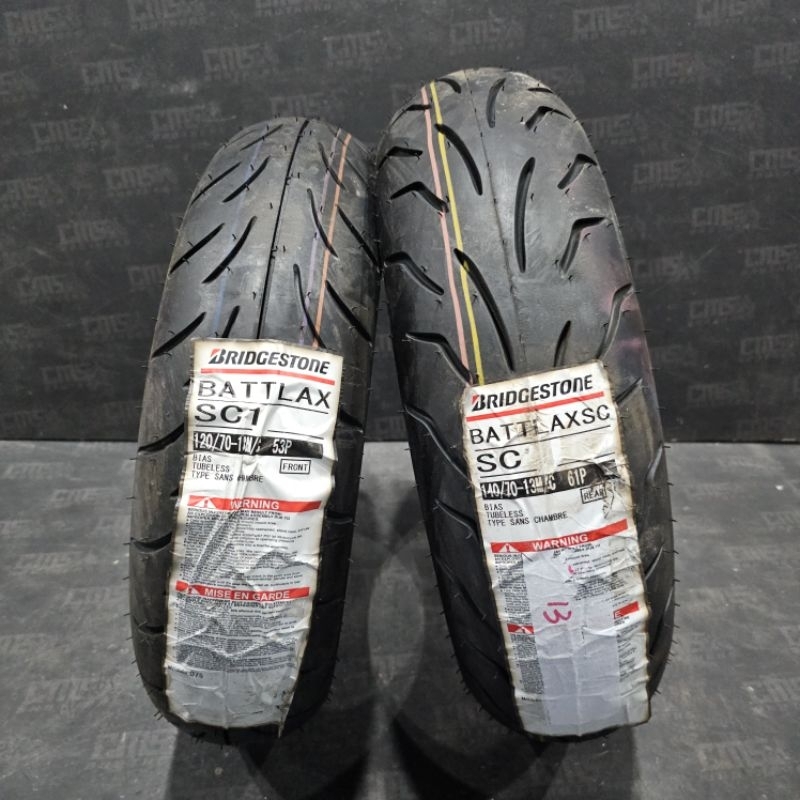 Ban Bridgestone Battlax Nmax 120 70 13 dan 140 70 13 Produksi bAru